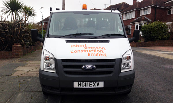 Robert Simpsom Construction Truck